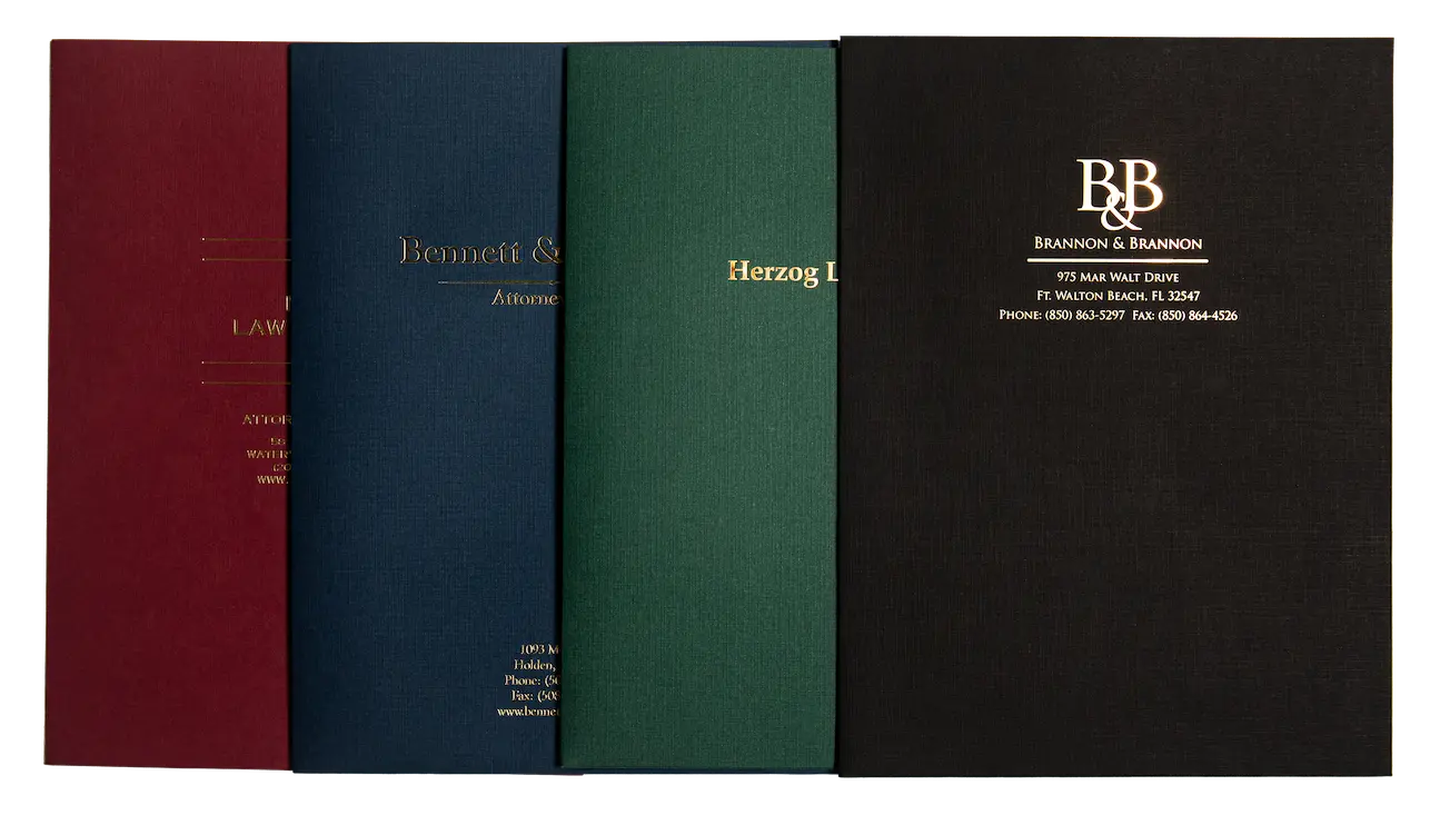Color Assorted Presentation folders (legal)